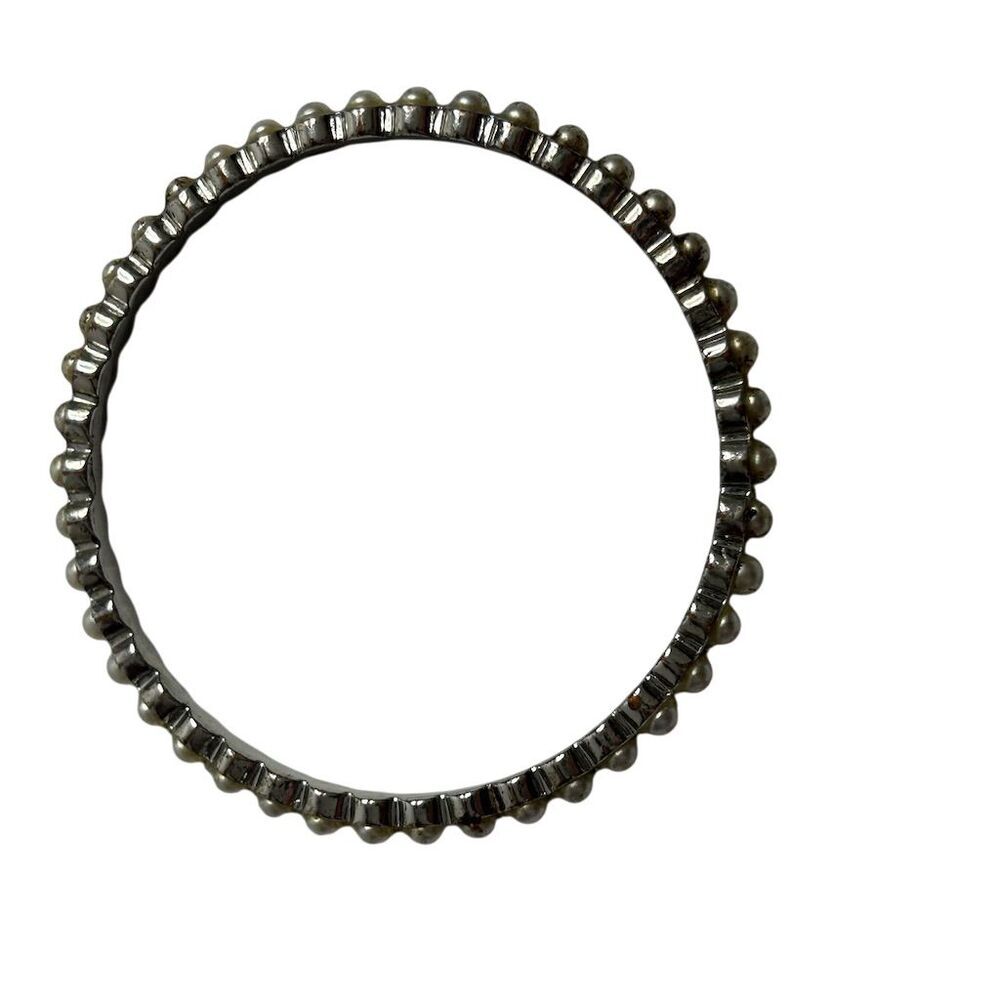 Silver Beaded Stackable Bracelet Elegant Fashion … - image 6